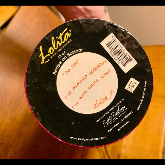 Lolita Love My Wine, Hand Painted, “30 ish" 15 oz. Wine Glass, Display only. - Picture 10 of 10